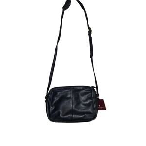 Etienne Aigner Navy Blue Leather Crossbody Winchester Collection